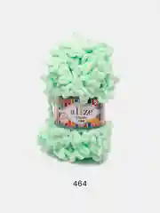 Мятный puffy Fine Alize пряжа маленькими петельками