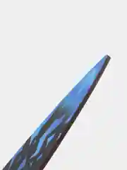 Индиго деревянный нож Кунай в цветном принте лак Призма, Снежный камуфляж, Холодное пламя, Glitch
