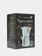 Серебряный гейзерная кофеварка