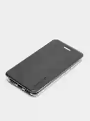 Угольный чехол книжка Huawei P8 lite 2017 / Honor 8 Lite, Хуавей П8 лайт 2017 / Хонор 8 Лайт