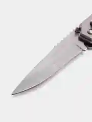 Коралловый нож складной, автоматический, деревянная ручка, клинок 6,2 см
