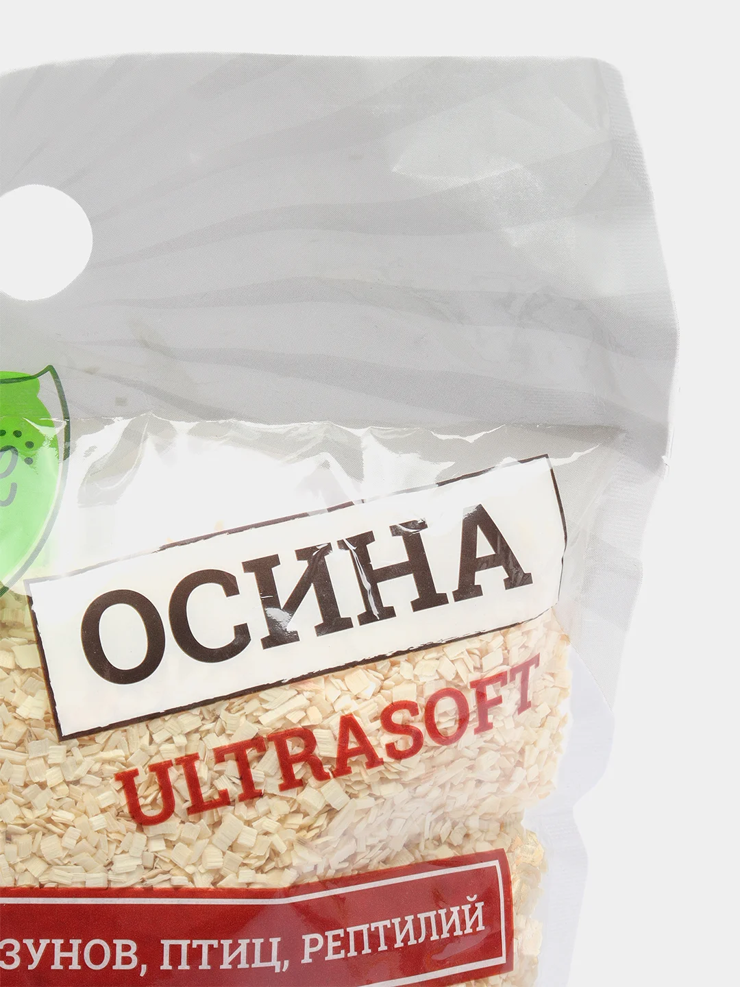 Наполнитель грызунов, птиц, рептилий осиновый ультрасофт Зверьё Моё, 3,5 л