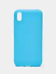 Голубой чехол Honor 8S / Хонор 8S Prime / Huawei Y5 2019, Хонор 8С силиконовый цветной матовый