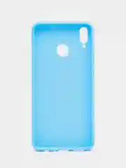 Голубой чехол Huawei Honor 8X силиконовый цветной матовый (Хуавей Хонор 8Х)