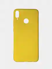 Желтый чехол Huawei Honor 8X силиконовый цветной матовый (Хуавей Хонор 8Х)
