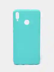 Бирюзовый чехол Huawei Honor 8X силиконовый цветной матовый (Хуавей Хонор 8Х)