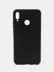 Черный чехол Huawei Honor 8X силиконовый цветной матовый (Хуавей Хонор 8Х)