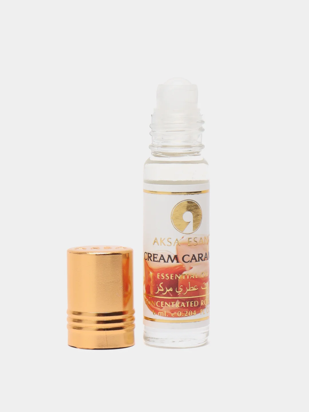 Масляные духи женские  Aksa Esans Cream Caramel сладкий аромат парфюм  , 6 мл