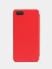 Красный чехол книжка Honor 7A, 7A Prime, 7S, Huawei Y5 2018, Y5 Lite, Y5 Prime, Хонор 7А Прайм
