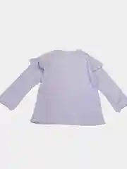 Фиолетовый лонгслив для девочки