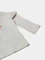 Молочный лонгслив для девочки