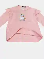 Розовый лонгслив для девочки