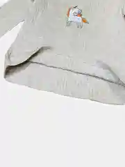 Молочный лонгслив для девочки