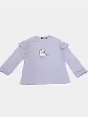 Фиолетовый лонгслив для девочки