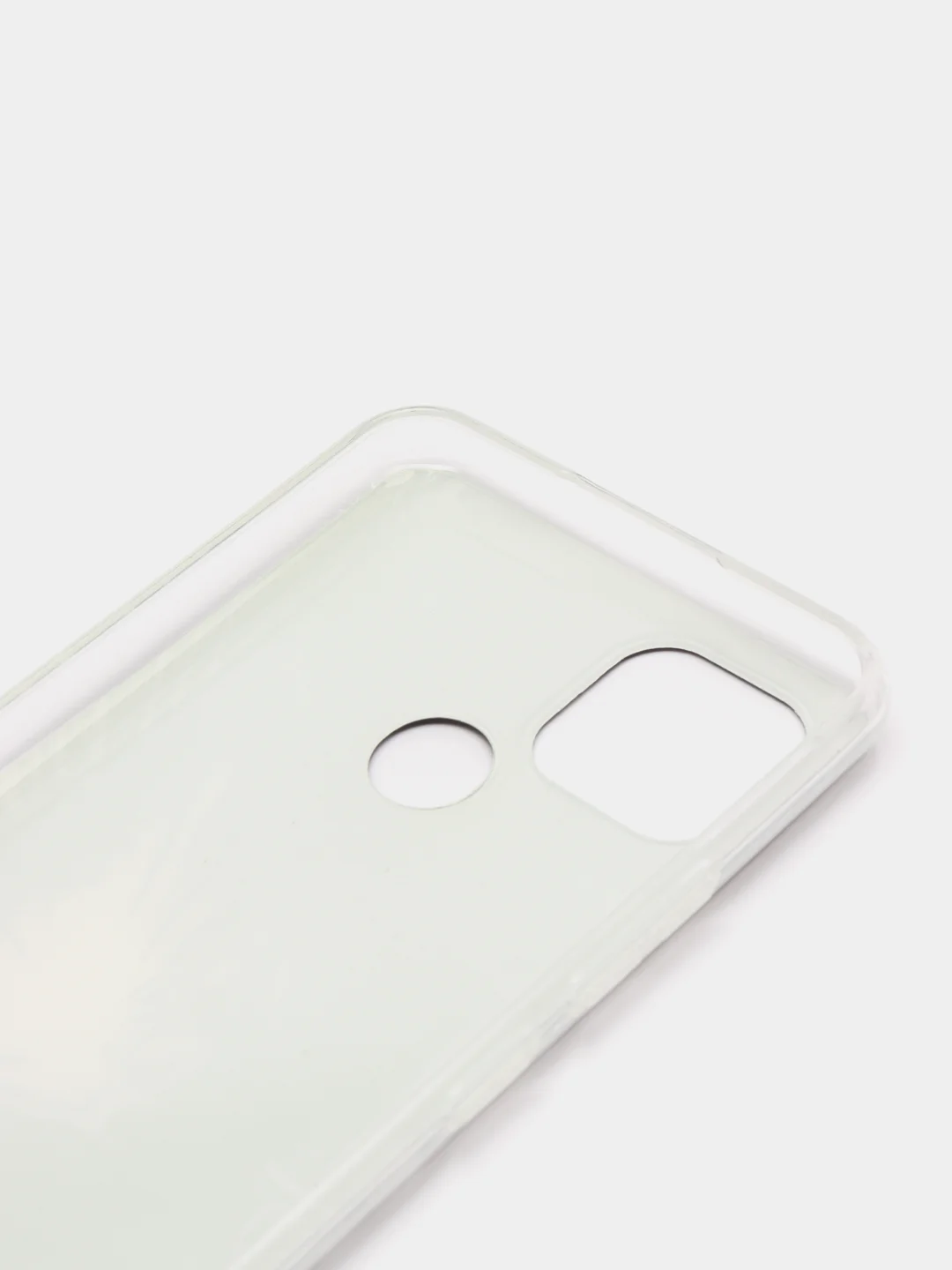 Коричневый чехол Realme C21 Реалми С21 силиконовый с рисунком