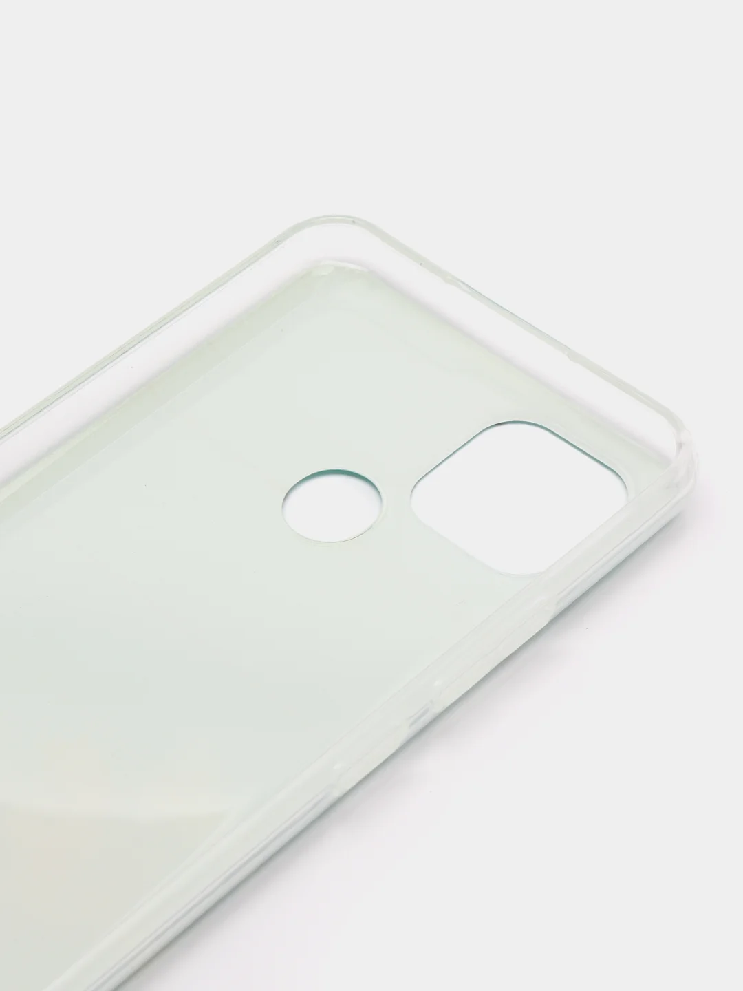 Бежевый меланж чехол Realme C21 Реалми С21 силиконовый с рисунком