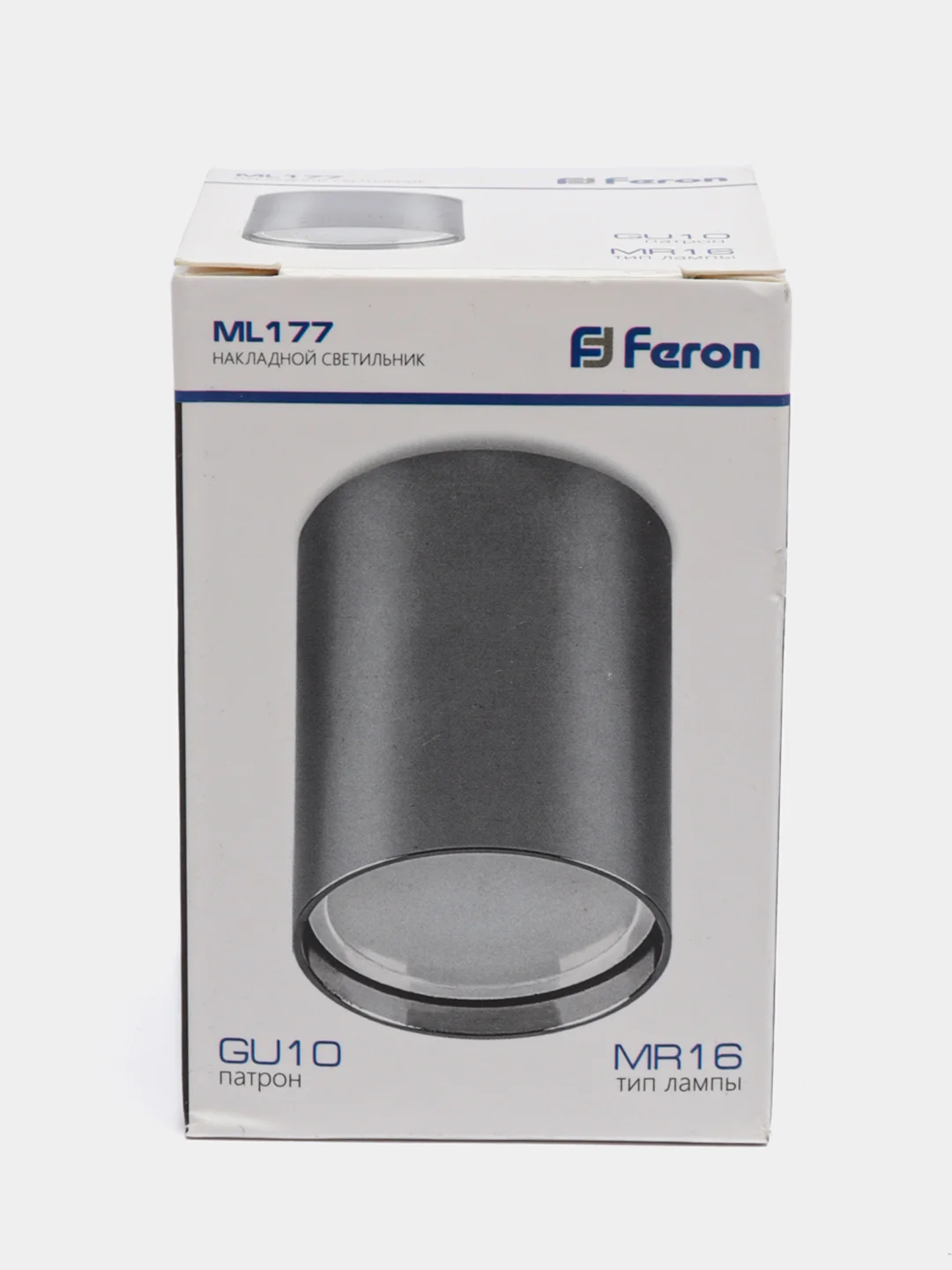 Серебряный светильник потолочный с клеммой в комплекте, Feron ML177