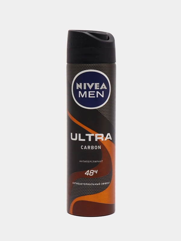 Антиперспирант спрей NIVEA MEN "ULTRA CARBON", мужской, 150 мл