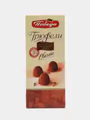 Конфеты Победа вкуса "Трюфели", шоколадные, посыпанные темным какао, 180 г