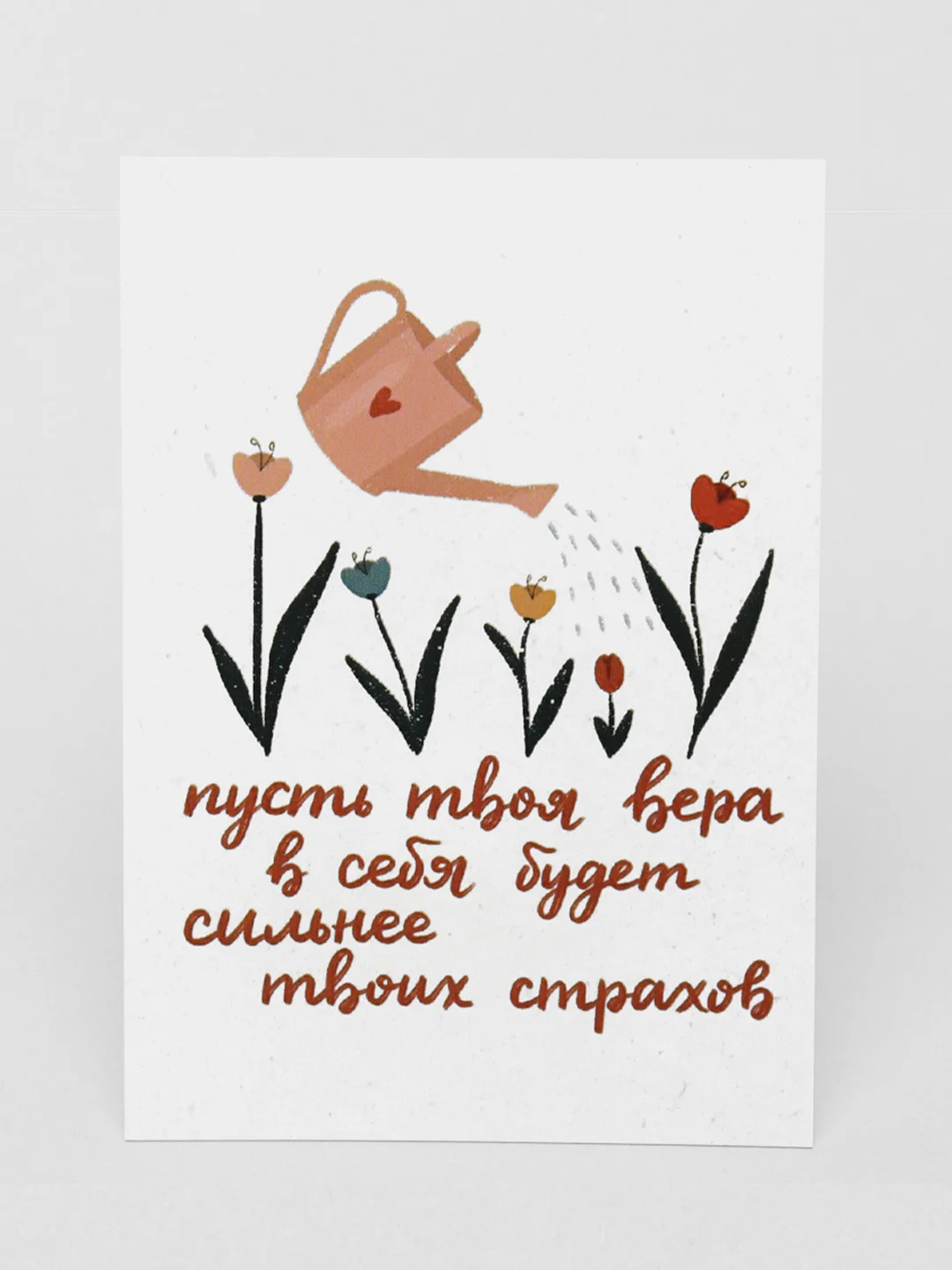 Кораллово-розовый мини-открытки A7 (74*105mm)