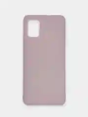 Коралловый меланж чехол Samsung Galaxy A51 (Самсунг Галакси А51) силиконовый, цветной, матовый