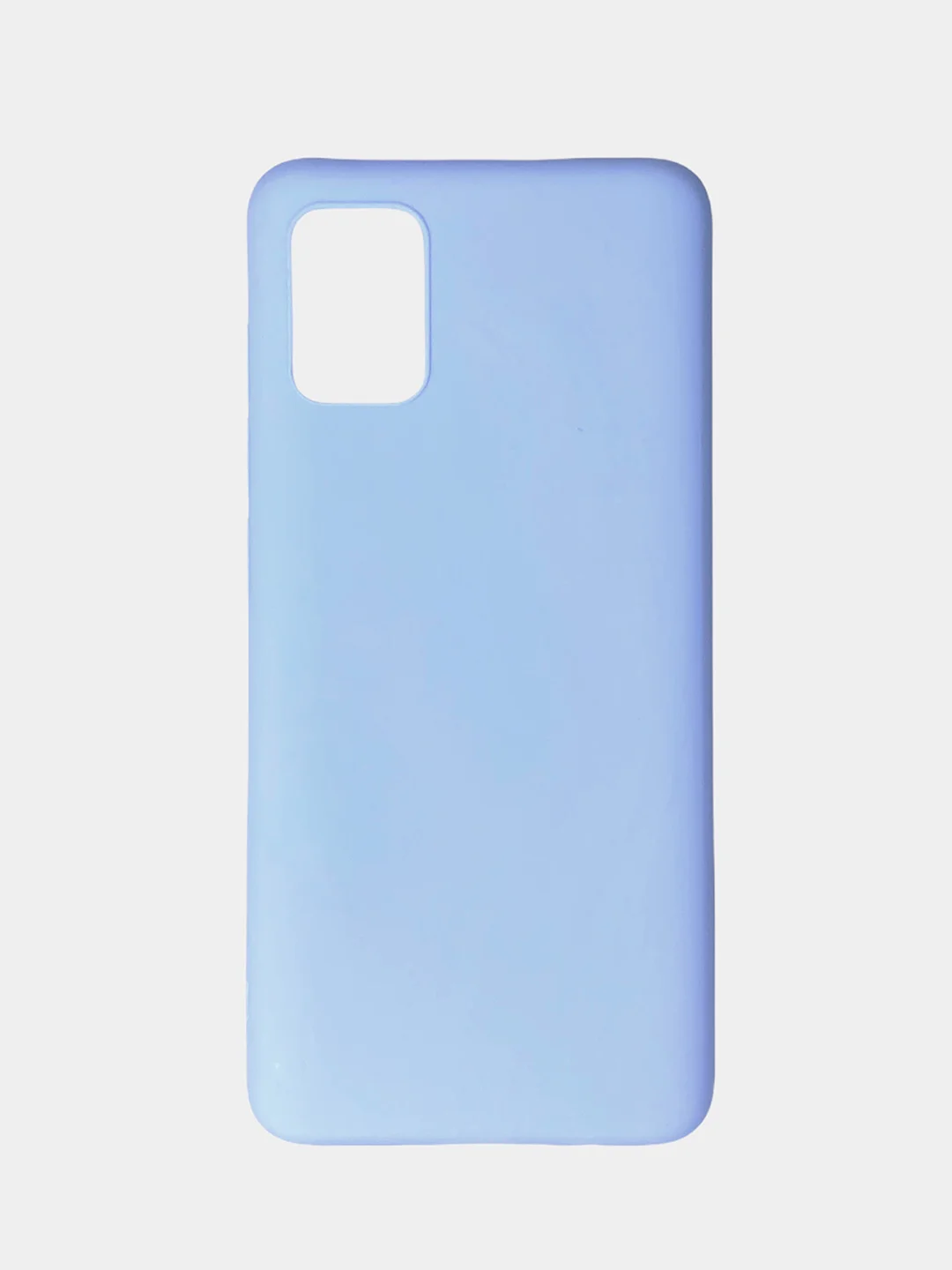 Небесно-голубой чехол Samsung Galaxy A51 (Самсунг Галакси А51) силиконовый, цветной, матовый