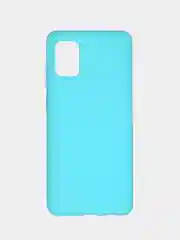 Бирюзовый чехол Samsung Galaxy A51 (Самсунг Галакси А51) силиконовый, цветной, матовый
