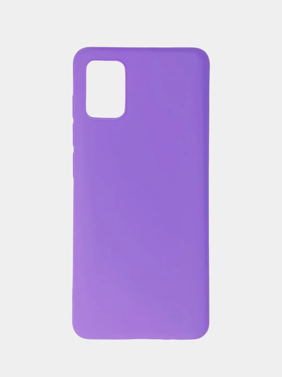 Пурпурный чехол Samsung Galaxy A51 (Самсунг Галакси А51) силиконовый, цветной, матовый