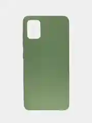 Лесной зеленый чехол Samsung Galaxy A51 (Самсунг Галакси А51) силиконовый, цветной, матовый