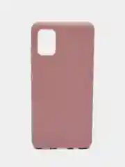 Пастельно-коралловый чехол Samsung Galaxy A51 (Самсунг Галакси А51) силиконовый, цветной, матовый