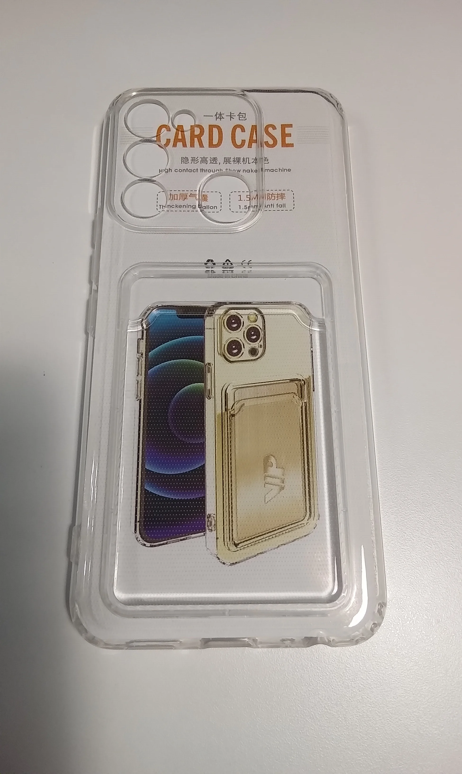 Белый чехол TECNO SPARK 8C  / TECNO SPARK GO 2022 с защитой камеры, карман для пластиковой карты