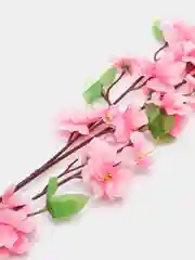 Розовый искусственные цветы "Ветка сливы"