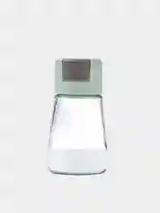 Зеленый солонка стеклянная