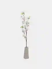 Белый искусственные цветы "Ветка сливы"