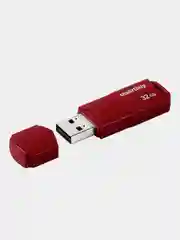 Красный флешка SmartBuy CLUE, USB 2.0, 4-128 GB