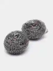 Мочалка железная из нержавеющей стали, 2 штуки