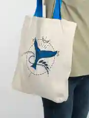 Голубой сумка-шоппер тканевая с принтом, пляжная сумка, хозяйственная экосумка, 8 видов