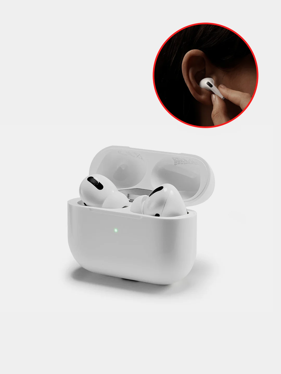 Белый наушники беспроводные Pods Pro, чип Airoha А1562