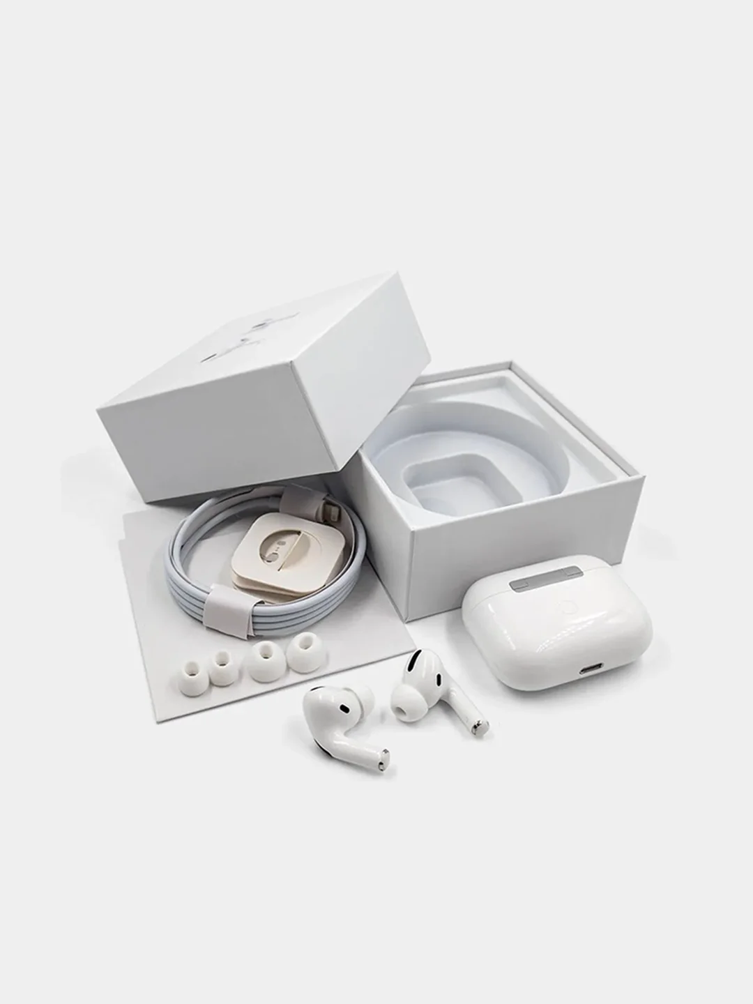 Белый наушники беспроводные Pods Pro, чип Airoha А1562