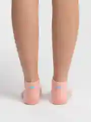Розовый носки женские короткие сердечки