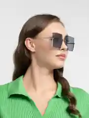 Серый солнцезащитные очки Quad