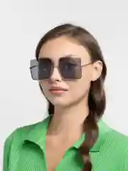Серый солнцезащитные очки Quad