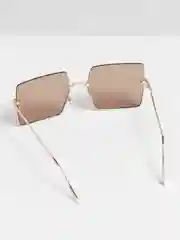 Коричневый солнцезащитные очки Quad