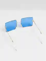 Голубой солнцезащитные очки Quad