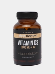 БАД к пище aTech Nutrition Premium Витамин Д3+К2, 5000 МЕ, 60 капсул