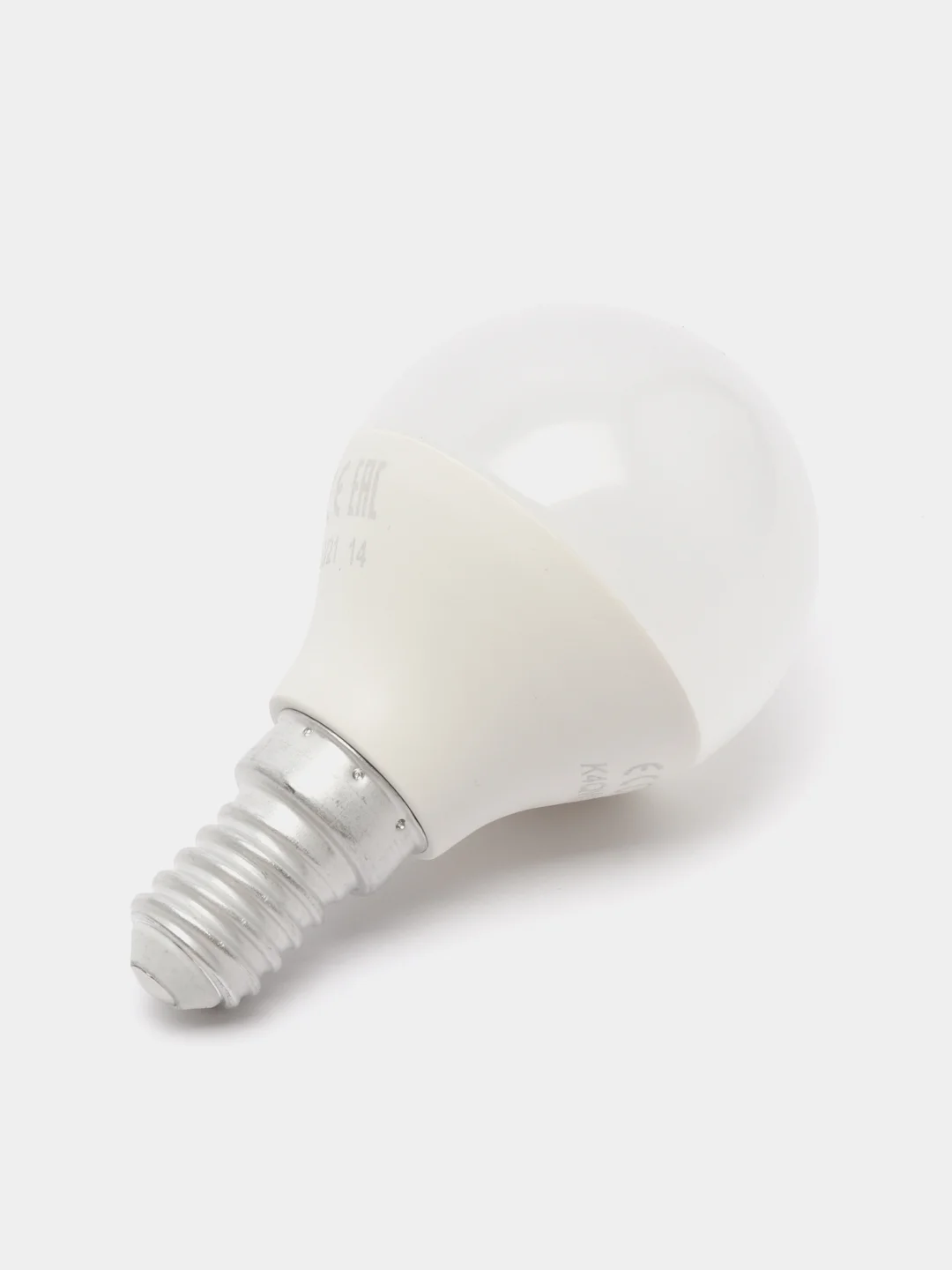 Лампа светодиодная Ecola (0% коэф. пульсации) 7W 220V E14 Шар 2700К (теплый)