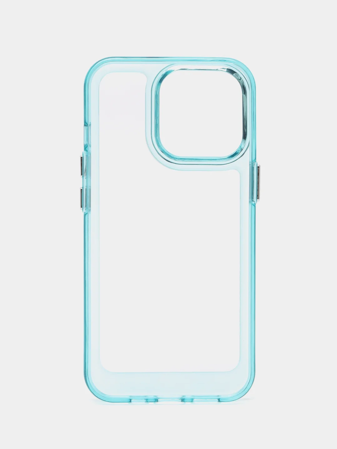 Тёмно-бирюзовый чехол Armour для iPhone 13 Pro, противоударный, полупрозрачный, твердый