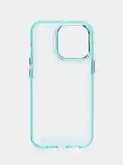 Тёмно-бирюзовый чехол Armour для iPhone 13 Pro, противоударный, полупрозрачный, твердый
