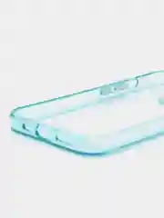 Тёмно-бирюзовый чехол Armour для iPhone 13 Pro, противоударный, полупрозрачный, твердый