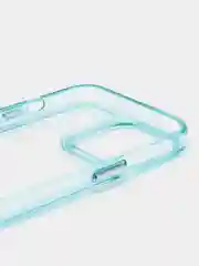Тёмно-бирюзовый чехол Armour для iPhone 13 Pro, противоударный, полупрозрачный, твердый